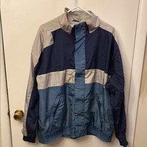 Wilson Men's Colorblock Windbreaker Jacket Size XL Vintage